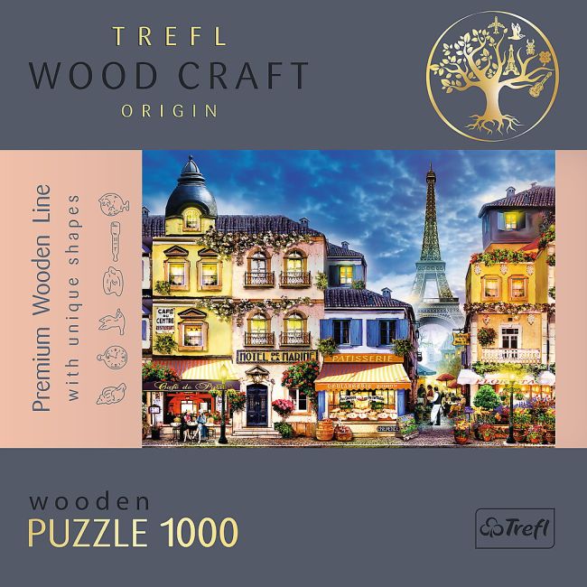 PUZZLE TREFL DIN LEMN 1000 PIESE STRADA FRANCEZA VIV20142