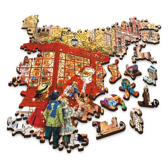 PUZZLE TREFL DIN LEMN 1000 PIESE STRADA PREGATITA DE CRACIUN VIV20151