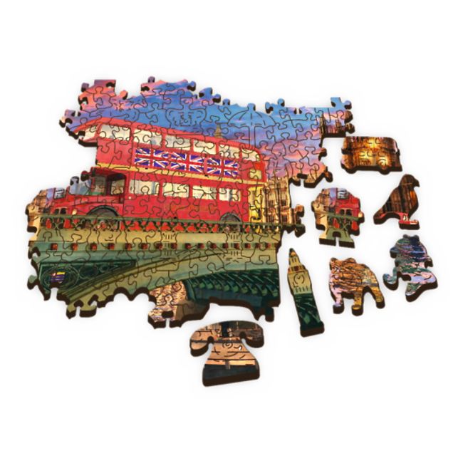 PUZZLE TREFL DIN LEMN 500+1 OBICTIVELE TURISTICE DIN LONDRA VIV20155