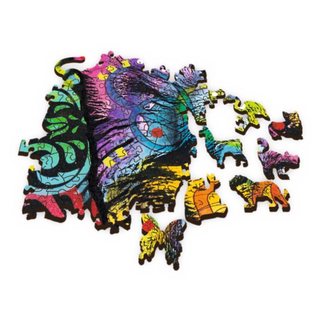 PUZZLE TREFL DIN LEMN 500+1 PIESE CATELUSII DRAGALASI VIV20160