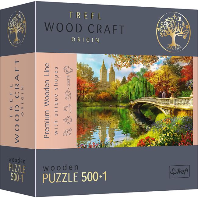 PUZZLE TREFL DIN LEMN 500+1 PIESE CENTRAL PARK NEW YORK VIV20157