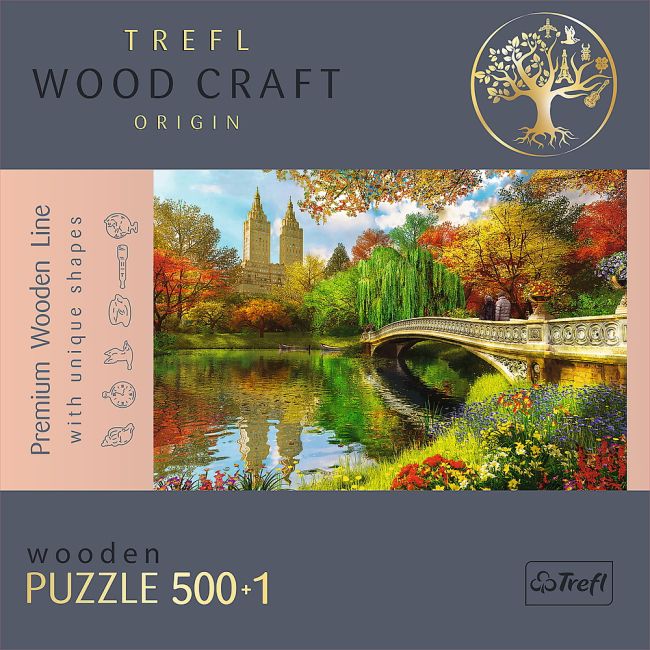 PUZZLE TREFL DIN LEMN 500+1 PIESE CENTRAL PARK NEW YORK VIV20157