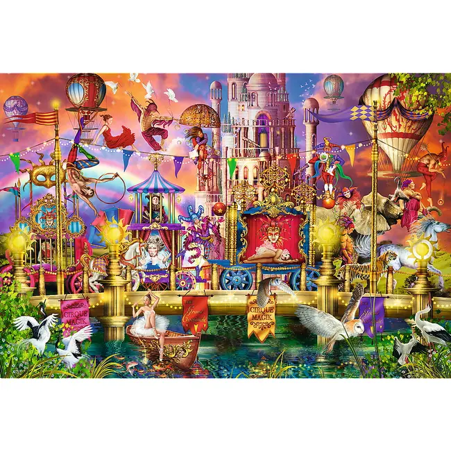 PUZZLE TREFL DIN LEMN 500+1 PIESE LUMEA MAGICA VIV20156