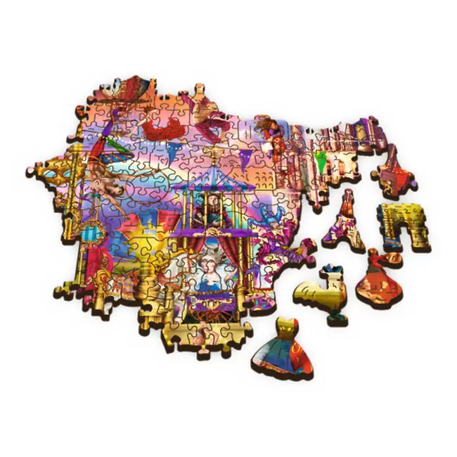 PUZZLE TREFL DIN LEMN 500+1 PIESE LUMEA MAGICA VIV20156