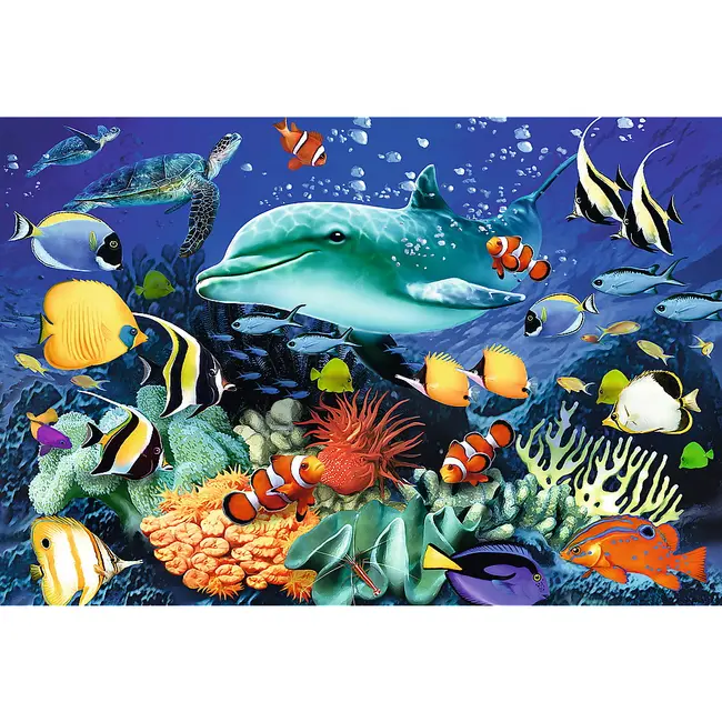 PUZZLE TREFL DIN LEMN 500+1 PIESE VIATA MARINA VIV20153