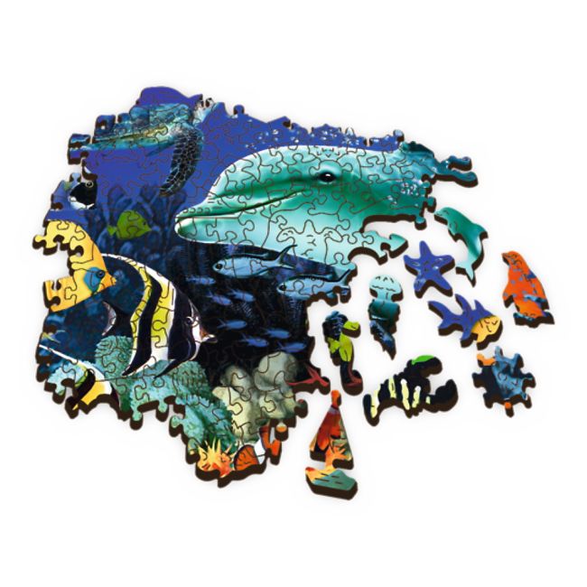 PUZZLE TREFL DIN LEMN 500+1 PIESE VIATA MARINA VIV20153