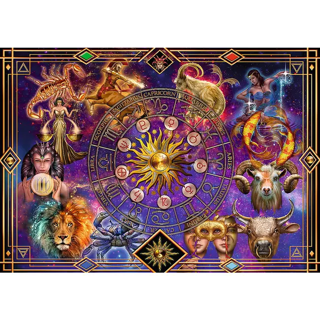 PUZZLE TREFL SPIRAL 1040 PIESE SEMNE ZODIACALE VIV40015