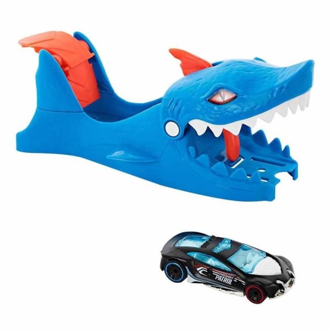 HOT WHEELS GAMA CITY SHARK LANSATOR VIVMTGVF41_GVF43