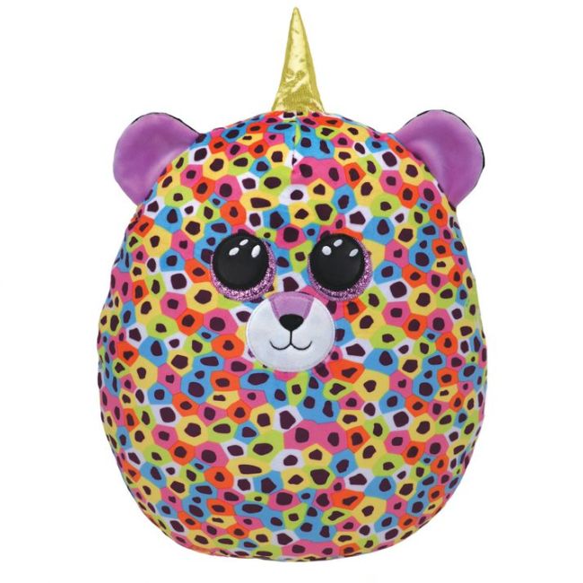 PLUS TY SQUISH LEOPARD GISELLE 22CM VIVTY39288