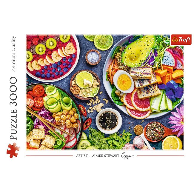 PUZZLE TREFL 3000 BOLUL COLORAT VIV33077