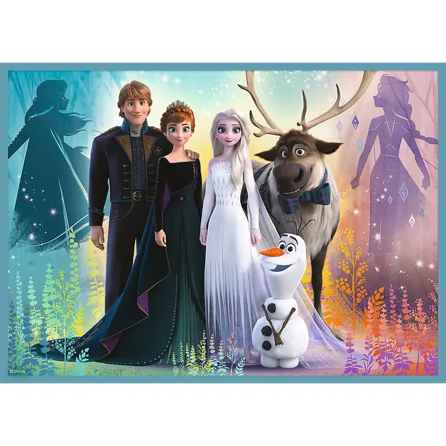PUZZLE TREFL 4IN1 FROZEN 2 UIMITOAREA LUME DISNEY VIV34381