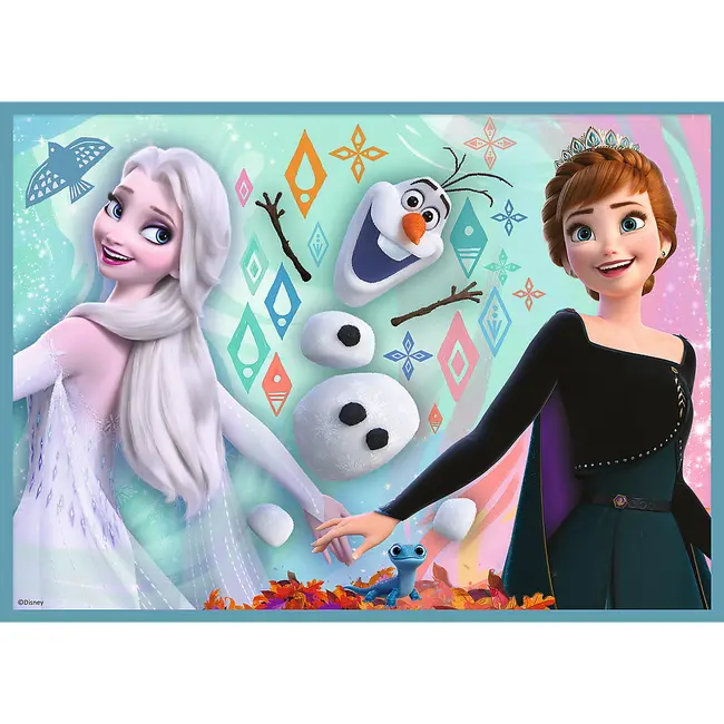 PUZZLE TREFL 4IN1 FROZEN 2 UIMITOAREA LUME DISNEY VIV34381