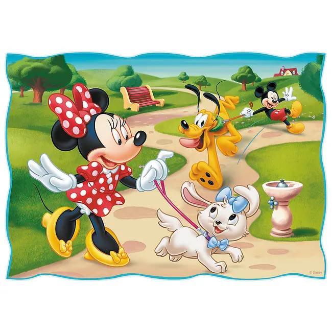 PUZZLE TREFL 4IN1 MICKEY MOUSE ZIUA DEOSEBITA VIV34604