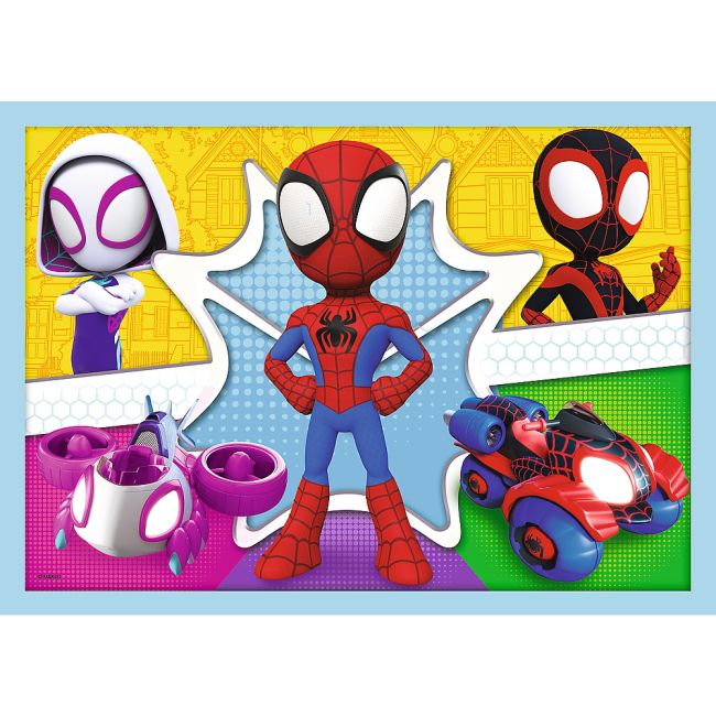 PUZZLE TREFL 4IN1 SPIDAY ECHIPA SPIDAY VIV34611
