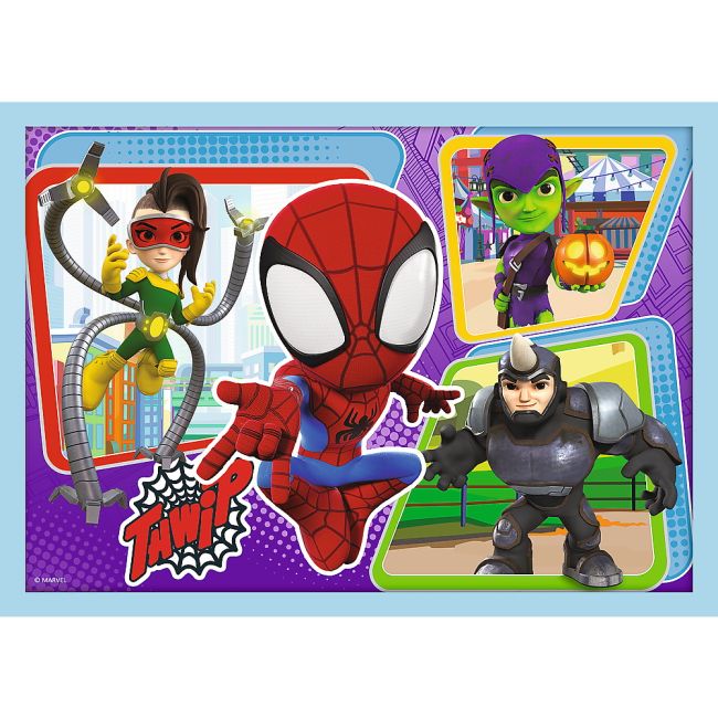 PUZZLE TREFL 4IN1 SPIDAY ECHIPA SPIDAY VIV34611