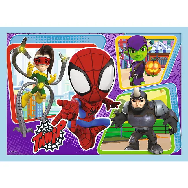 PUZZLE TREFL 4IN1 SPIDAY ECHIPA SPIDAY VIV34611