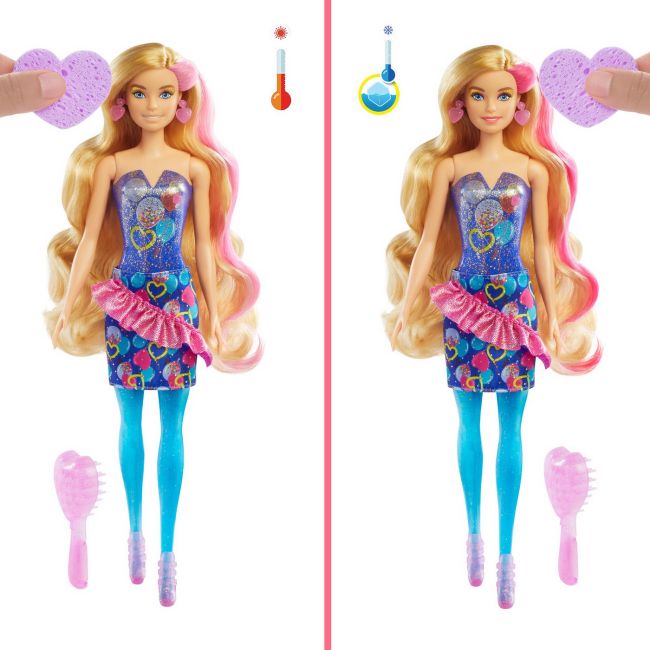 BARBIEI DESCOPERA CULOAREA - PAPUSA BARBIE LA PETRECERE VIVMTGTR96