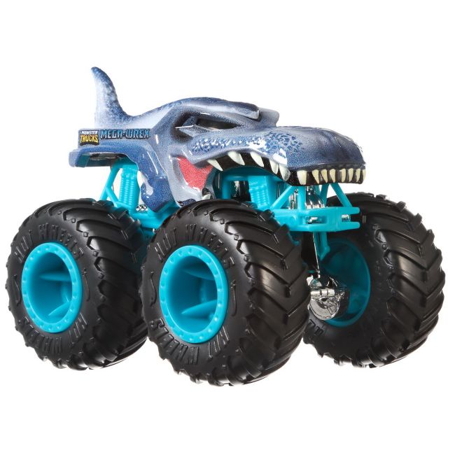 MONSTER TRUCK SET 2 MASINI SCARA 1 LA 64 MOTOSAURUS SI MEGA WREX VIVMTFYJ64_GLC86