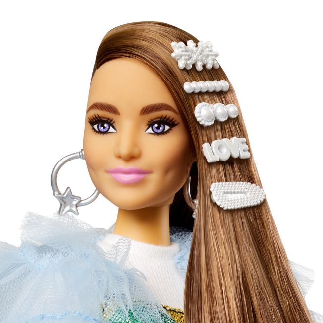 PAPUSA BARBIE EXTRA STYLE ROCHIE CURCUBEU VIVMTGYJ78