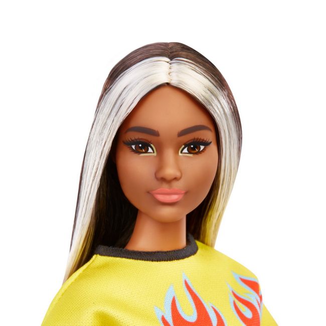 PAPUSA BARBIE FASHIONISTA BRUNETA CU SUVITE BLONDE VIVMTFBR37_HBV13