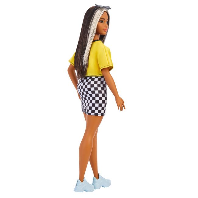 PAPUSA BARBIE FASHIONISTA BRUNETA CU SUVITE BLONDE VIVMTFBR37_HBV13