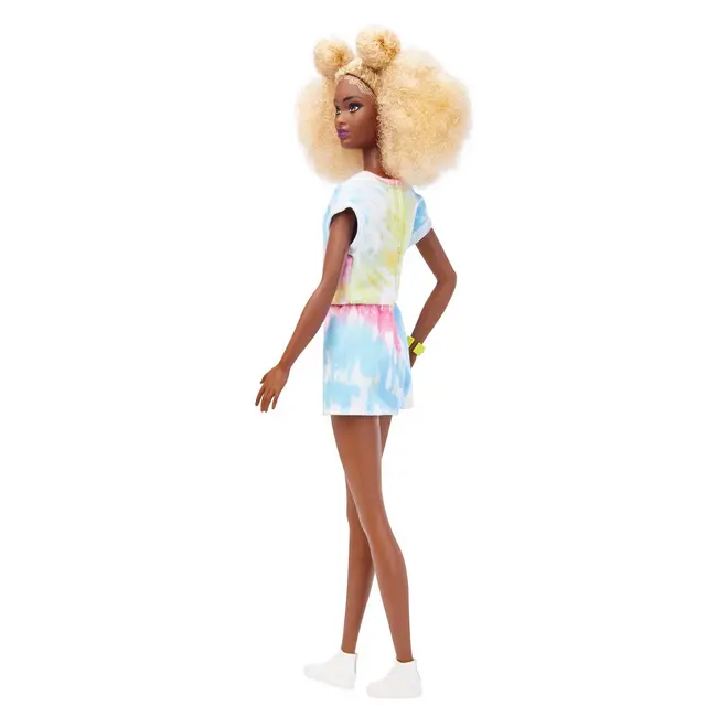 PAPUSA BARBIE FASHIONISTA CU PAR AFRO BLOND VIVMTFBR37_HBV14