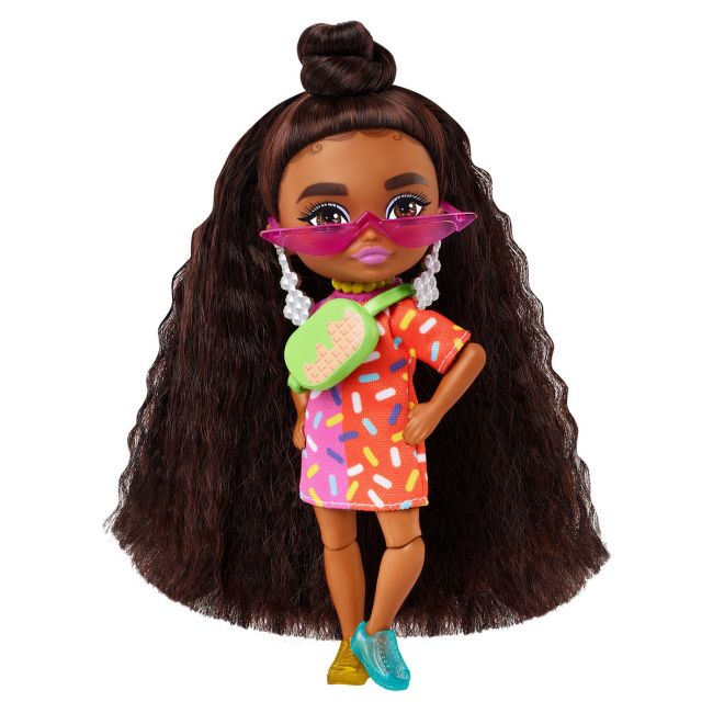BARBIE PAPUSA BARBIE EXTRA MINI BRUNETA VIVMTHGP62_HGP63