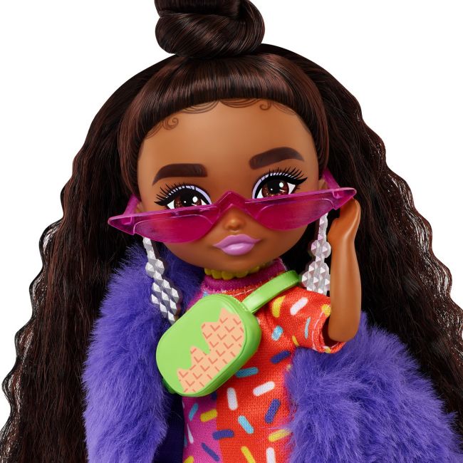 BARBIE PAPUSA BARBIE EXTRA MINI BRUNETA VIVMTHGP62_HGP63