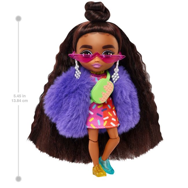 BARBIE PAPUSA BARBIE EXTRA MINI BRUNETA VIVMTHGP62_HGP63
