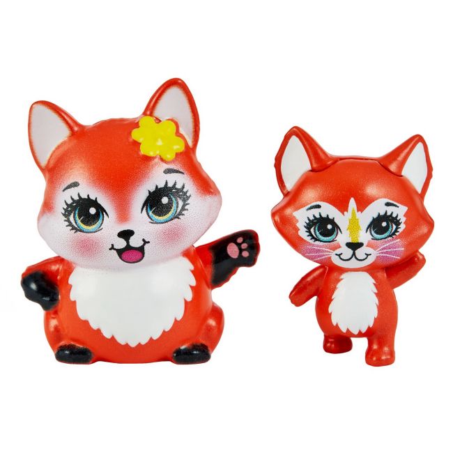 ENCHANTIMALS SET PAPUSI SURORI SI ANIMALUTELE LOR  FELICITY FOX & FLICK SI FEANA FOX & MIXTE VIVMTHCF79_HCF81