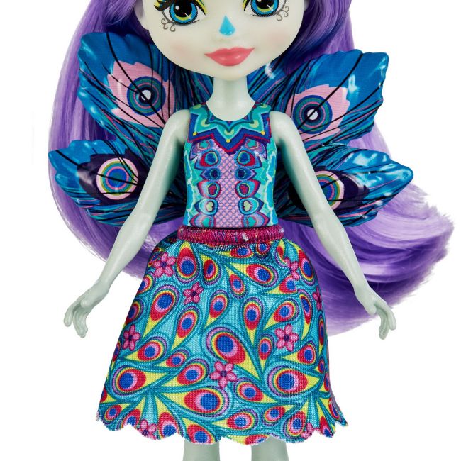 ENCHANTIMALS SET PAPUSI SURORI SI ANIMALUTELE LOR PATTER PEACOCK  & FLAP SI PIERA PEACOCK & FEATHER VIVMTHCF79_HCF83