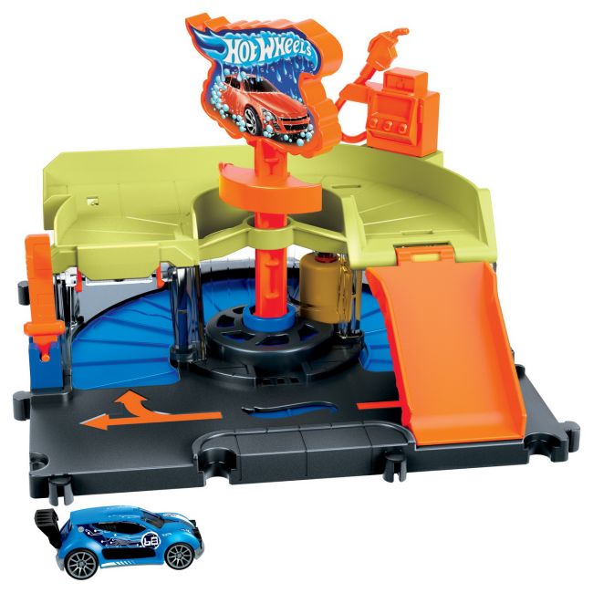 HOT WHEELS CITY SPALATORIE AUTO VIVMTHDR24_HDR27