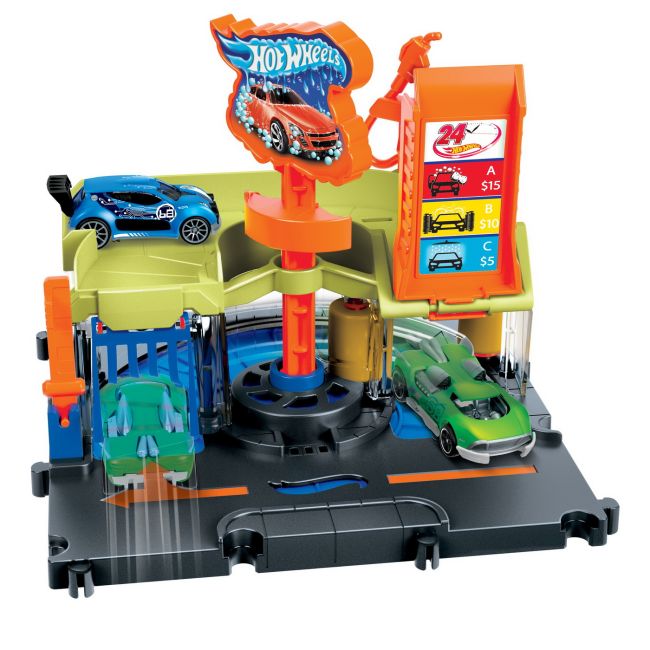 HOT WHEELS CITY SPALATORIE AUTO VIVMTHDR24_HDR27