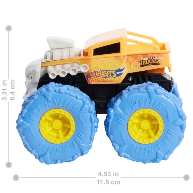 HOT WHEELS MONSTER TRUCK MASINUTA TWISTER TREDZ BONE SHAKER PORTOCALIU SCARA 1:43 VIVMTGVK37_GVK45