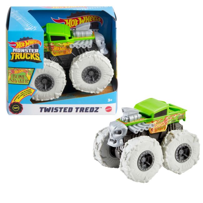 HOT WHEELS MONSTER TRUCK MASINUTA TWISTER TREDZ BONE SHAKER SCARA 1:43 VIVMTGVK37_GVK38