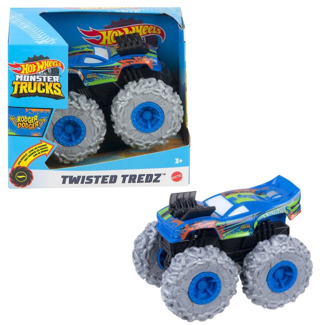 HOT WHEELS MONSTER TRUCK MASINUTA TWISTER TREDZ ROGER DODGER SCARA 1:43 VIVMTGVK37_GVK40