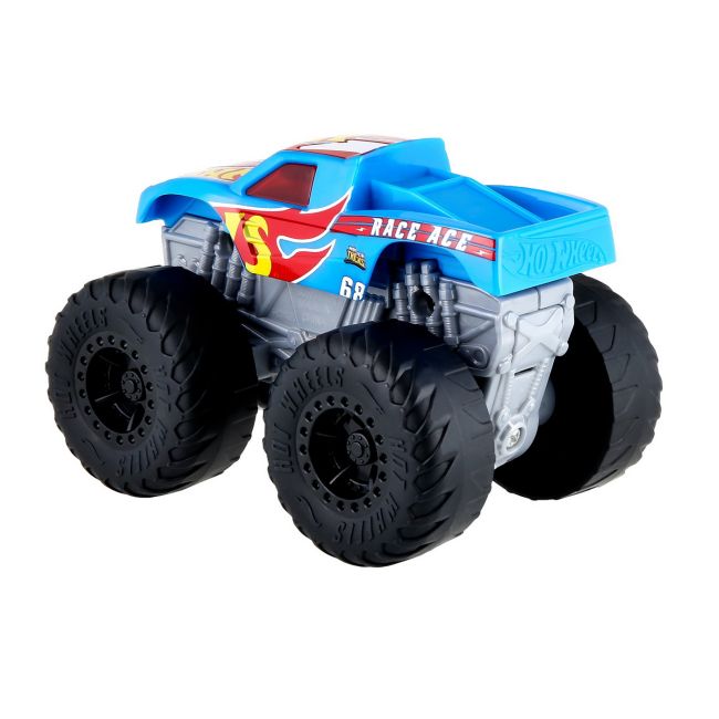 HOT WHEELS MONSTER TRUCK ROARIN WRECKERS RACE ACE CU FUNCTII SI SUNETE SCARA  1:43 VIVMTHDX60_HDX63