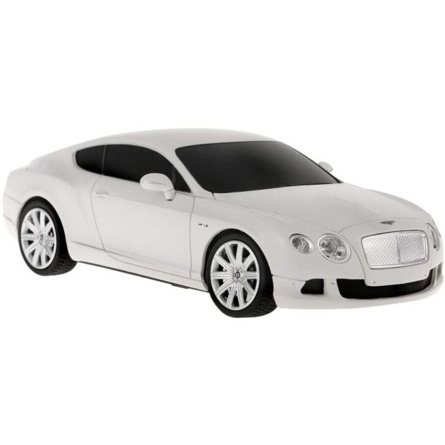 MASINA CU TELECOMANDA BENTLEY CONTINENTAL GT ALB CU SCARA 1 LA 24 VIVRas48600_Alb