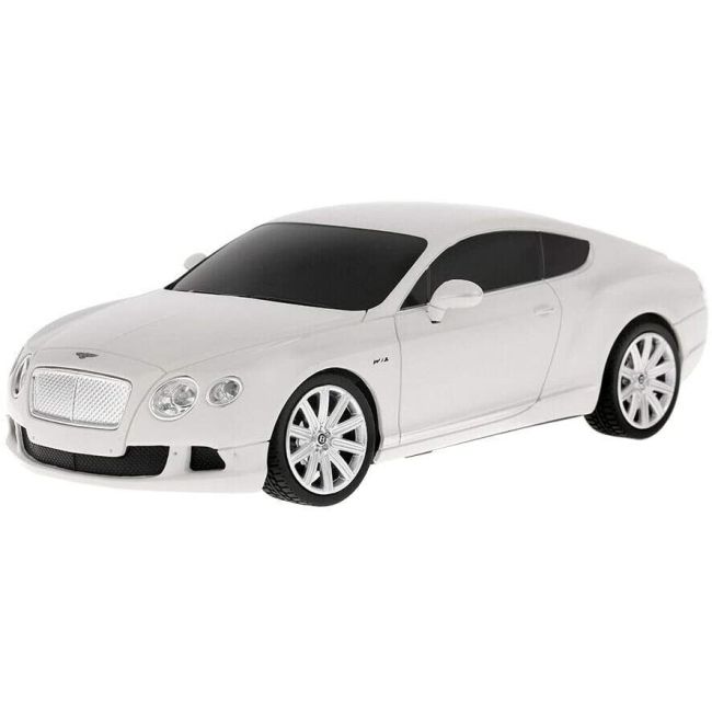 MASINA CU TELECOMANDA BENTLEY CONTINENTAL GT ALB CU SCARA 1 LA 24 VIVRas48600_Alb