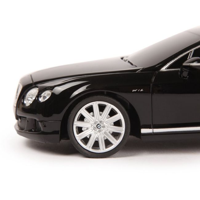 MASINA CU TELECOMANDA BENTLEY CONTINENTAL GT NEGRU CU SCARA 1 LA 24 VIVRas48600_Negru