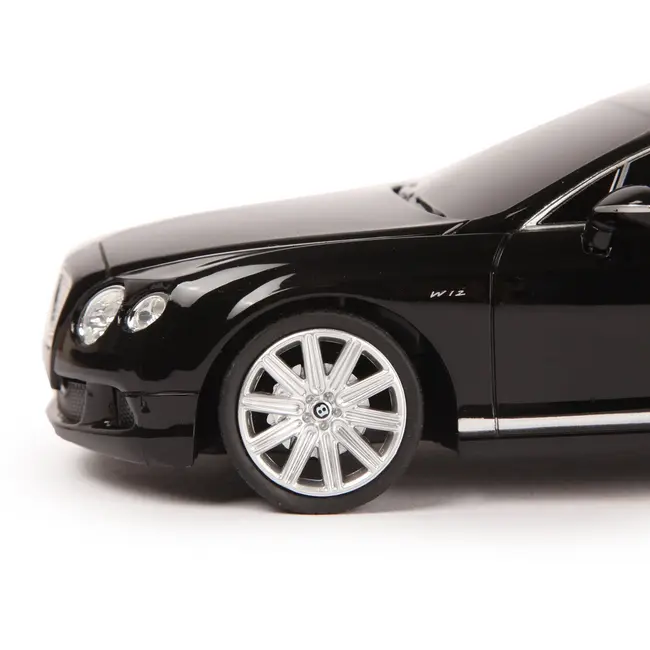 MASINA CU TELECOMANDA BENTLEY CONTINENTAL GT NEGRU CU SCARA 1 LA 24 VIVRas48600_Negru