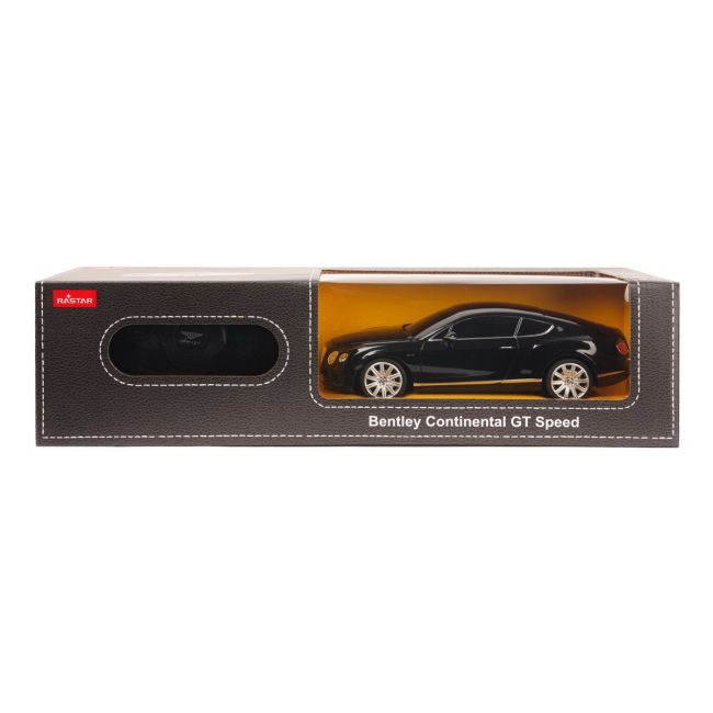 MASINA CU TELECOMANDA BENTLEY CONTINENTAL GT NEGRU CU SCARA 1 LA 24 VIVRas48600_Negru