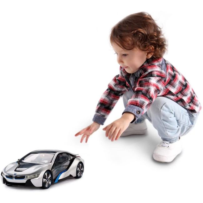 MASINA CU TELECOMANDA BMW I8 SCARA 1 LA 14 VIVRas49600