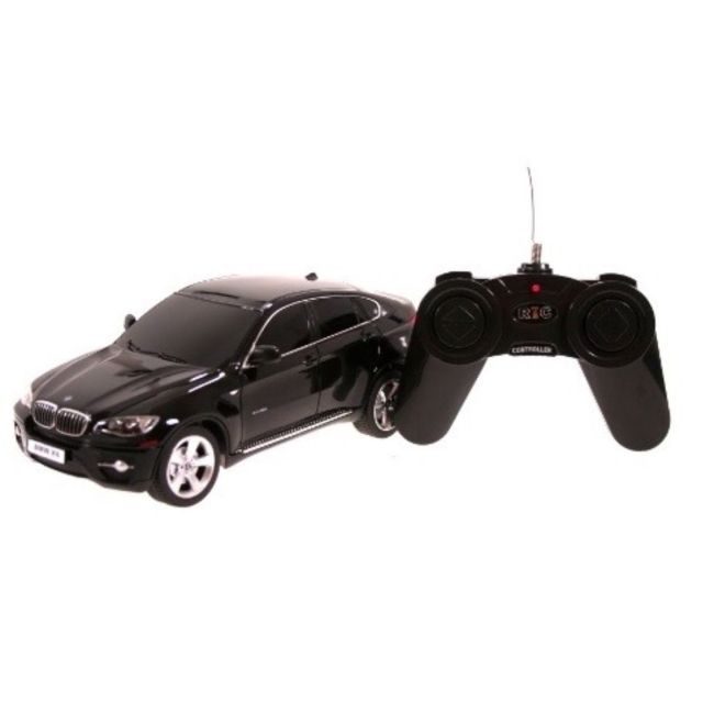 MASINA CU TELECOMANDA BMW X6 NEGRU CU SCARA 1 LA 24 VIVRas31700_Negru