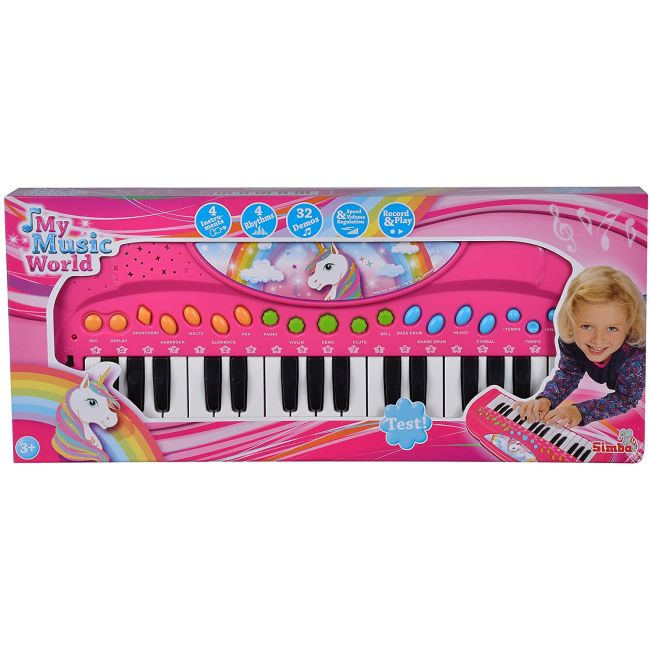 ORGA UNICORN MY MUSIC WORLD 42CM ROZ VIV106832445