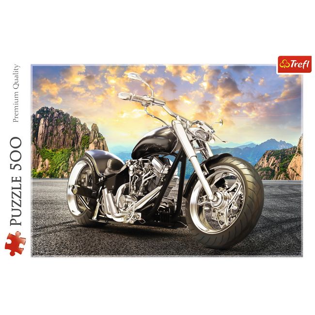 PUZZLE TREFL 500 MOTOCICLETA NEAGRA VIV37384