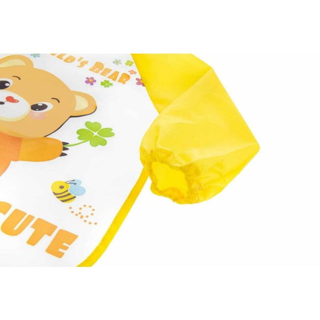 Bocioland - Baveta impermeabila, Cu maneci lungi, Bear BYNBOC0571