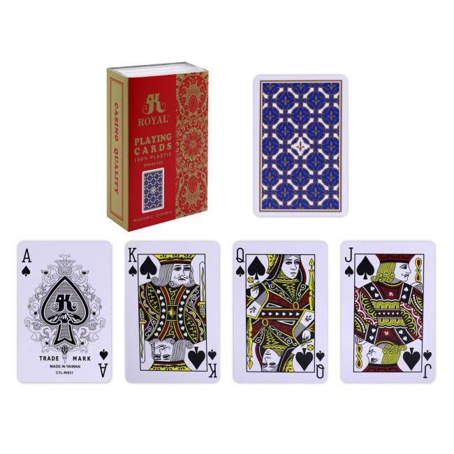 CARTI DE JOC ROYAL DIN PLASTIC DELUXE EDITION VIVRBA031S113-A-610KB