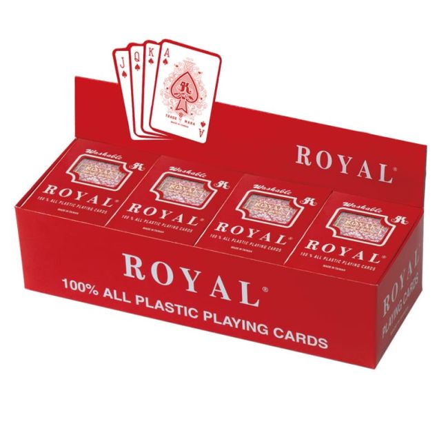 CARTI DE JOC ROYAL DIN PLASTIC VIVRBA025S112-AA508LR