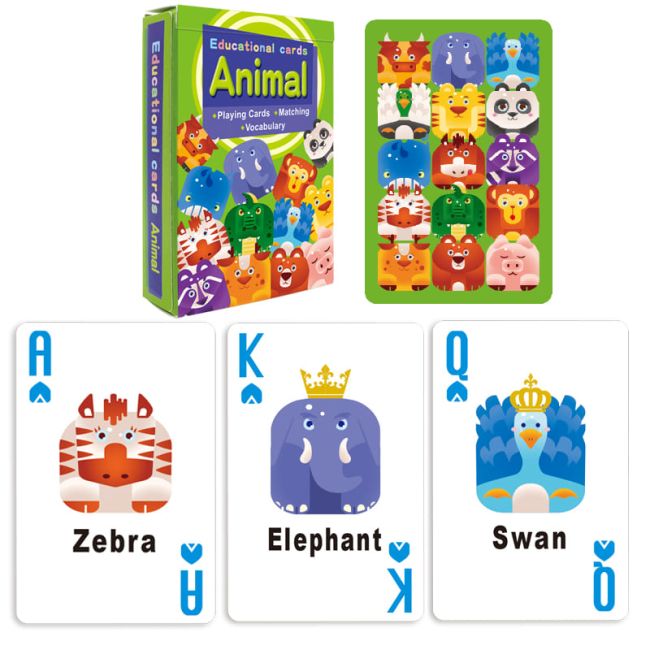 CARTI DE JOC ROYAL EDUCATIVE CU ANIMALE VIVREH305K000-E-224AX